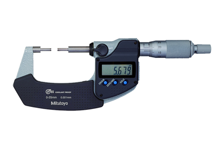 Mitutoyo 33126130 small head electronic micrometer 025mm type B